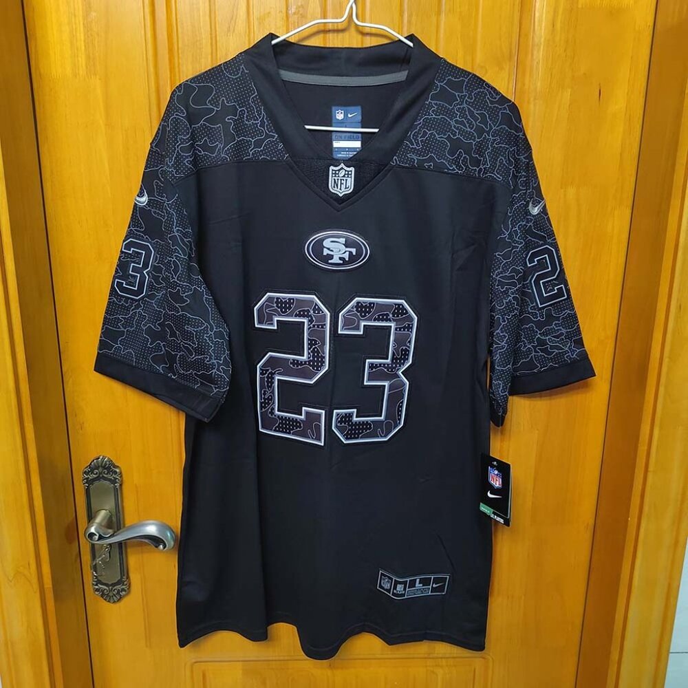 San Francisco 49ers #23 Christian McCaffrey Black Jersey